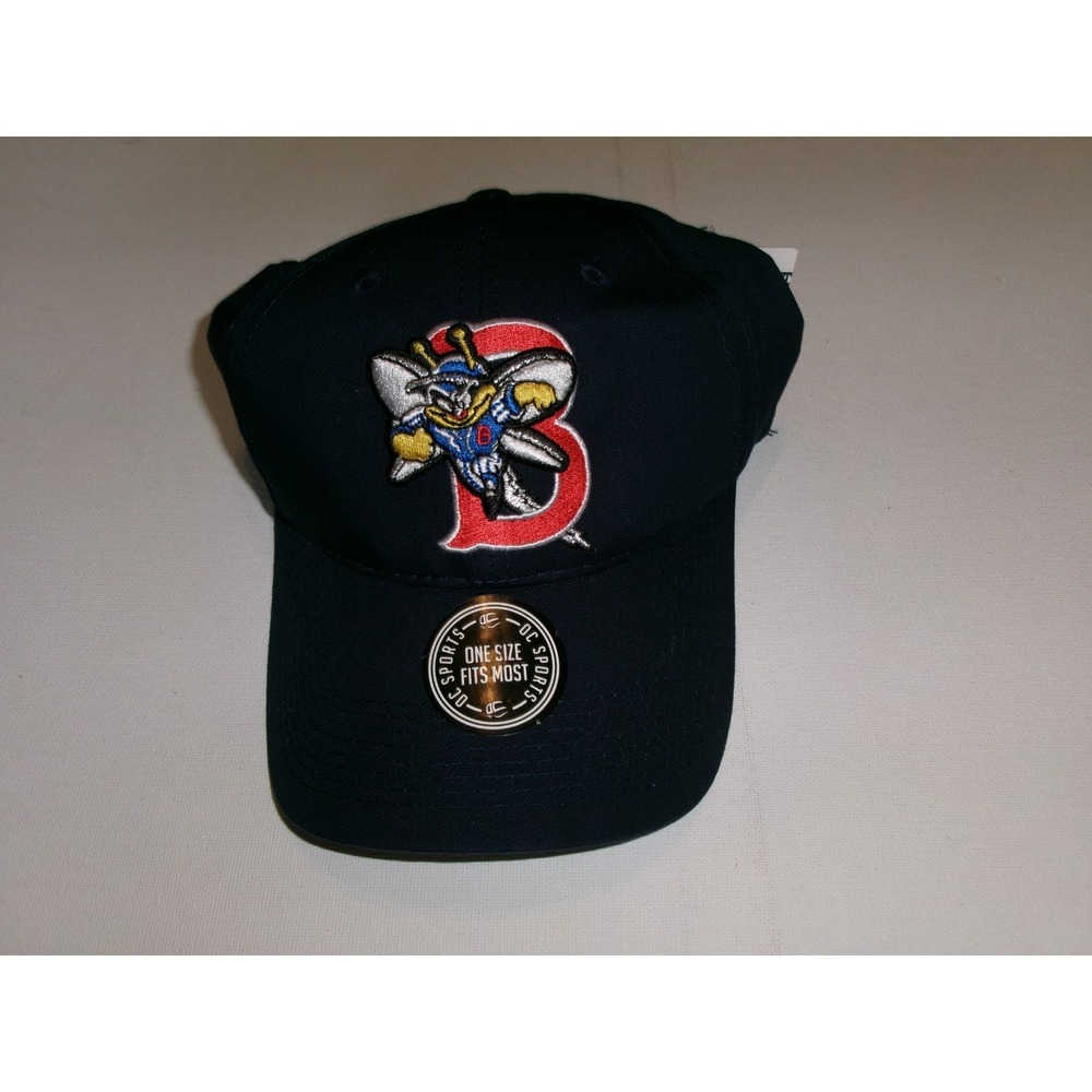 BURLINGTON BEES MINOR LEAGUE BEACH GOLF SNAPBACK Y2K 00S HAT CAP VINTAGE S1